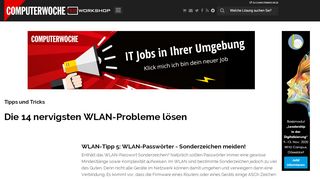 
                            5. WLAN-Tipp 5: WLAN-Passwörter - Sonderzeichen meiden! - Tipps ...