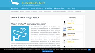 
                            6. WLAN Überwachungskamera - IP-Kameras.info