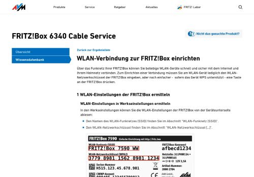 
                            4. WLAN-Verbindung zur FRITZ!Box einrichten | FRITZ!Box 6340 Cable ...