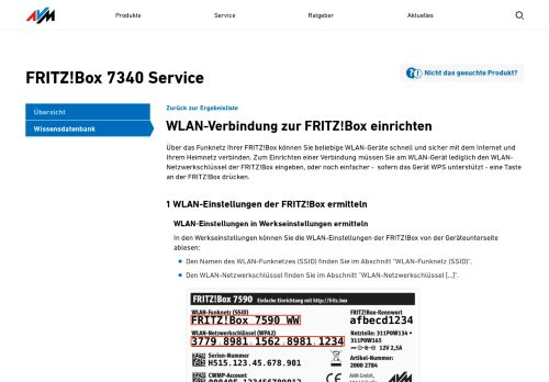 
                            5. WLAN-Verbindung zur FRITZ!Box einrichten | FRITZ!Box 7340 | AVM ...