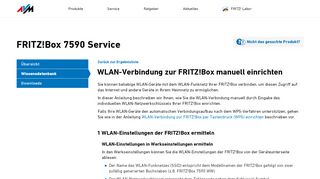 
                            2. WLAN-Verbindung zur FRITZ!Box einrichten | FRITZ!Box 7590 | AVM ...