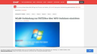 
                            12. WLAN-Verbindung zur FRITZ!Box über WPS-Verfahren einrichten ...