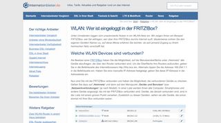 
                            12. WLAN: Wer ist eingeloggt in der FRITZ!Box? - Internetanbieter.de