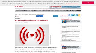 
                            8. WLAN-Zugang mit Captive Portal sichern ...