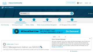 
                            2. WLC Management Admin via RADIUS - Cisco Community