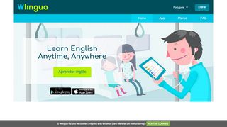 
                            1. Wlingua - Aprenda inglês online! rápido e fácil