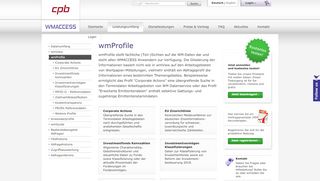 
                            9. wmProfile - Abfrage und Recherche von WM-Daten - wmaccess