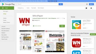 
                            10. WN ePaper – Apps bei Google Play