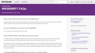 
                            10. WN2000RPT FAQs | Answer | NETGEAR Support - Netgear KB