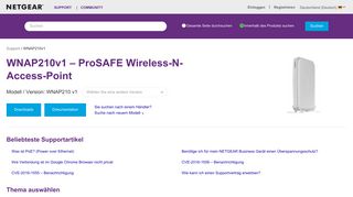 
                            8. WNAP210v1 | Product | Support | NETGEAR