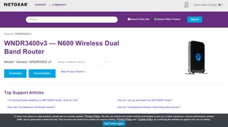 
                            13. WNDR3400v3 | N600 WiFi Router | NETGEAR Support