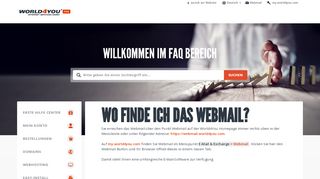 
                            12. Wo finde ich das Webmail? - World4You