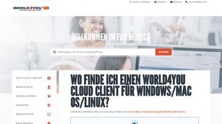 
                            4. Wo finde ich einen World4You Cloud Client für Windows/Mac OS/Linux?