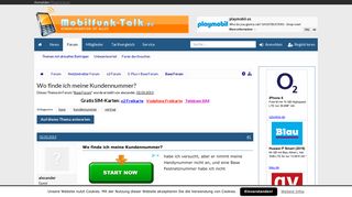 
                            8. Wo finde ich meine Kundennummer? | Handy Forum - Mobilfunk-Talk Forum