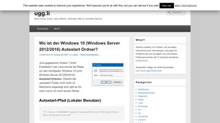 
                            5. Wo ist der Windows 10 (Windows Server 2012/2016) Autostart Ordner ...