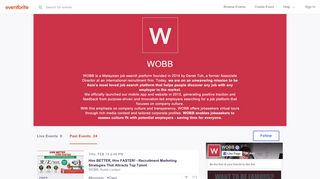 
                            9. WOBB Events | Eventbrite