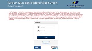 
                            10. Woburn Municipal Federal Credit Union: Welcome!