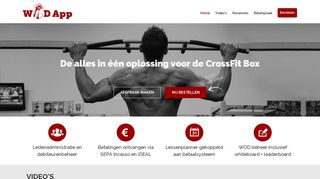 
                            2. WOD App - Software voor de CrossFit box