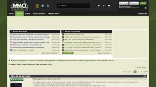 
                            13. WoD Login Screen. My version of it! - MMO-Champion