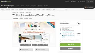 
                            4. Woffice - Intranet/Extranet WordPress Theme by Alkaweb | ThemeForest