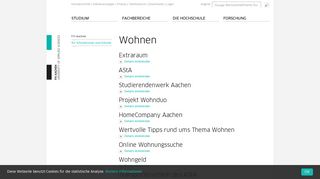 
                            8. Wohnen - FH Aachen