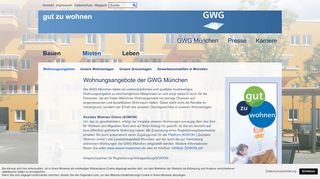 
                            3. Wohnungsangebote der GWG München | GWG