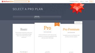 
                            4. Wolfram|Alpha Pro: Sign In
