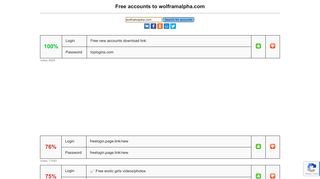 
                            10. wolframalpha.com - free accounts, logins and passwords