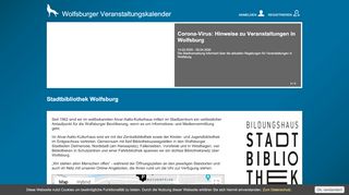 
                            7. Wolfsburger Veranstaltungskalender Stadtbibliothek Wolfsburg