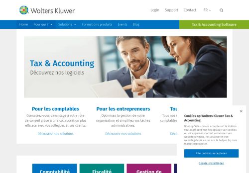 
                            3. Wolters Kluwer: Page d'accueil