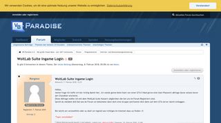 
                            12. WoltLab Suite ingame Login - Internet- und Netzwerkprogrammierung ...