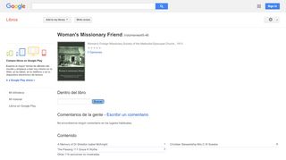 
                            6. Woman's Missionary Friend - Resultado de Google Books