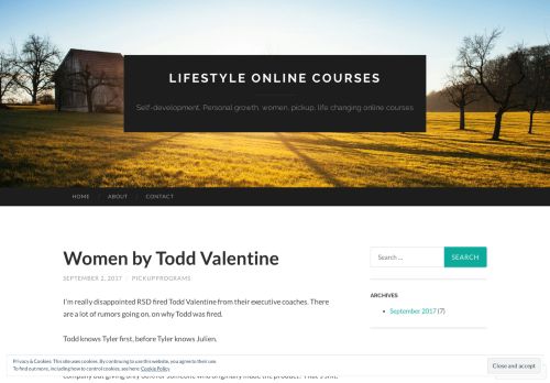 
                            1. Women by Todd Valentine | Lifestyle Online Courses