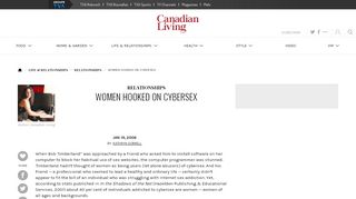 
                            8. Women hooked on cybersex | Canadian Living