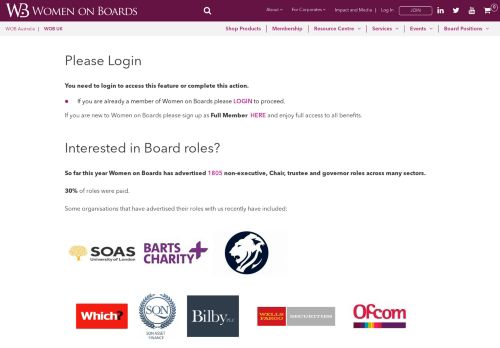 
                            9. Women On Boards - Please Login