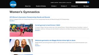 
                            8. Women's Gymnastics | NCAA.org - The Official Site of the NCAA