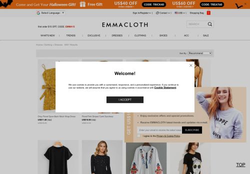 
                            4. Women's & Ladies Fashion Dresses Online - EmmaCloth