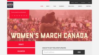 
                            12. Women's March Canada