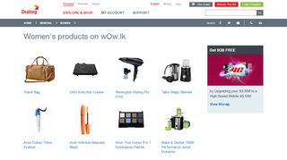 
                            10. Women's products on wOw.lk - Dialog