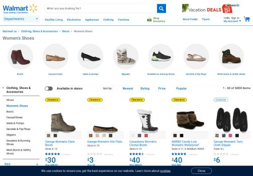 
                            3. Women's Shoes & Ladies Footwear Online | Walmart Canada