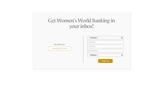
                            10. Women's World Banking: Homepage