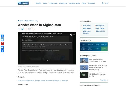 
                            11. Wonder Wash in Afghanistan | Military.com