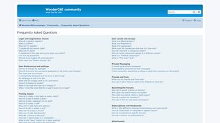 
                            9. WonderCMS community - Frequently Asked Questions