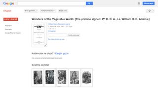 
                            13. Wonders of the Vegetable World. [The preface signed: W. H. D. A., ...
