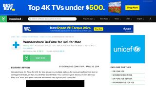 
                            9. Wondershare Dr.Fone for iOS for Mac - Free download and software ...