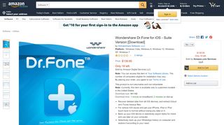 
                            10. Wondershare Dr.Fone for iOS - Suite Version [Download] - ...