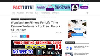 
                            11. Wondershare Filmora For Life Time | Remove Watermark For Free ...