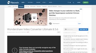
                            12. Wondershare Video Converter Ultimate 8.5.6 - Neowin