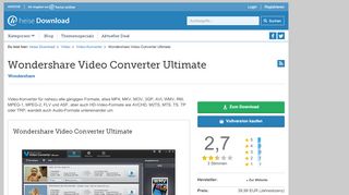 
                            6. Wondershare Video Converter Ultimate | heise Download
