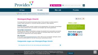 
                            11. Woningnet/Regio Utrecht - Provides